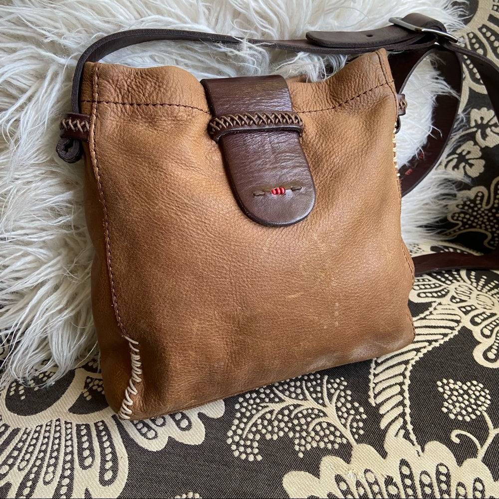 Lucky Brand leather boho bag